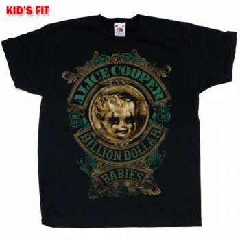 Merch Alice Cooper: Maglietta per bambini Billion Dollar Baby 