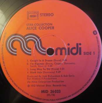 LP Alice Cooper: Star-Collection