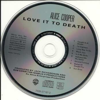 CD Alice Cooper: Love It To Death