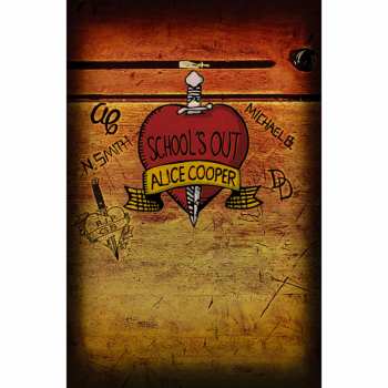 Merce Alice Cooper: Textilní Plakát Schools Out