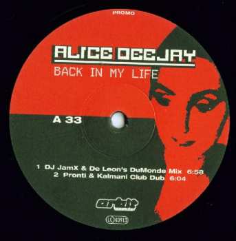 LP Alice Deejay: Back In My Life