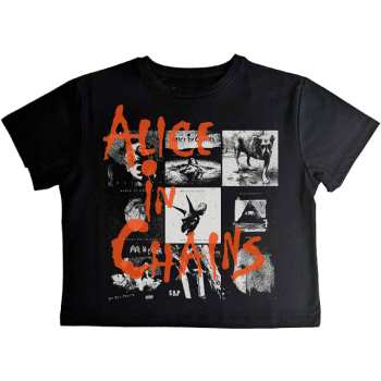 Merch Alice In Chains: Donne Crop Top Albums Montage