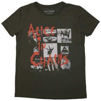 Merce Alice In Chains: Alice In Chains Ladies T-shirt: Albums Montage (small) S