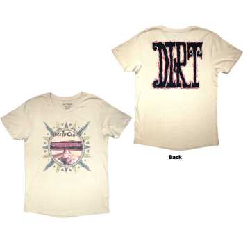 Merce Alice In Chains: Alice In Chains Unisex T-shirt: Dirt (back Print) (small) S