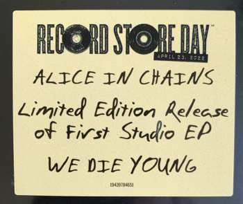 LP Alice In Chains: We Die Young LTD