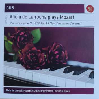 6CD/Set di cofanetti Wolfgang Amadeus Mozart: Piano Concertos Nos. 9, 10, 19-27 - Sonata For 2 Pianos