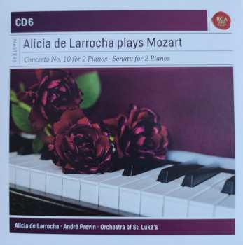 6CD/Set di cofanetti Wolfgang Amadeus Mozart: Piano Concertos Nos. 9, 10, 19-27 - Sonata For 2 Pianos