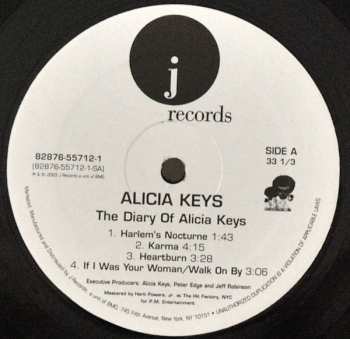 2LP Alicia Keys: The Diary Of Alicia Keys