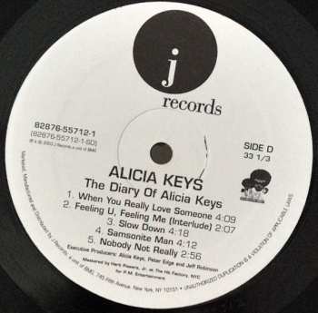 2LP Alicia Keys: The Diary Of Alicia Keys