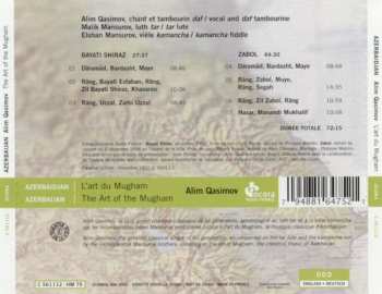 CD Alim Qasimov: Azerbaidjan: L'art Du Mugham = Azerbaijan: The Art Of The Mugham
