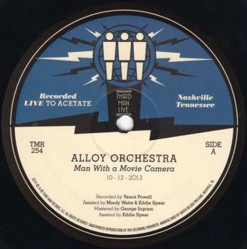 2LP Alloy Orchestra: Man With The Movie Camera 10-12-2013