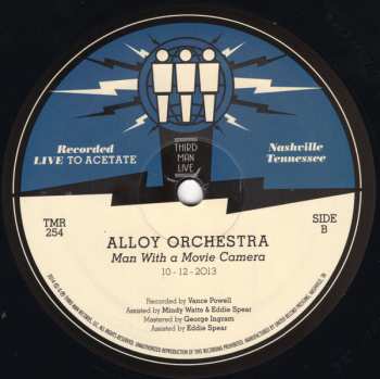 2LP Alloy Orchestra: Man With The Movie Camera 10-12-2013