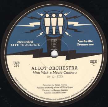 2LP Alloy Orchestra: Man With The Movie Camera 10-12-2013