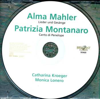 CD Alma Mahler-Werfel: Lieder und Gesänge / Canto di Penelope