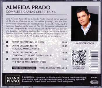 CD Almeida Prado: Complete Cartas Celestes • 4; Cartas Celestes Nos. 13 And 16-18