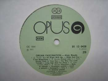 LP Alojz Bouda: Organ Fascination
