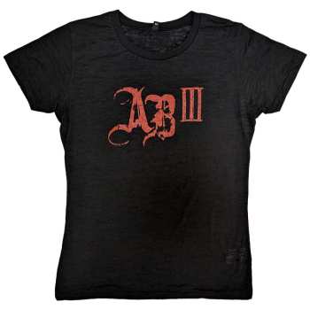 Merce Alter Bridge: Alter Bridge Ladies T-shirt: Ab Iii Red Logo  (small) S