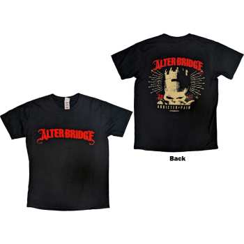Merce Alter Bridge: Alter Bridge Unisex T-shirt: Addicted To Pain (back Print) (small) S