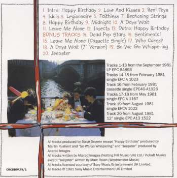 4CD/Set di cofanetti Altered Images: The Epic Years