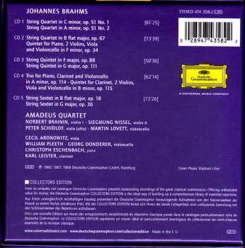 5CD/Set di cofanetti Johannes Brahms: Complete String Quartets—Quintets—Sextets 