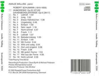 CD Robert Schumann: Humoreske Op. 20, Davidsbündlertänze Op. 6