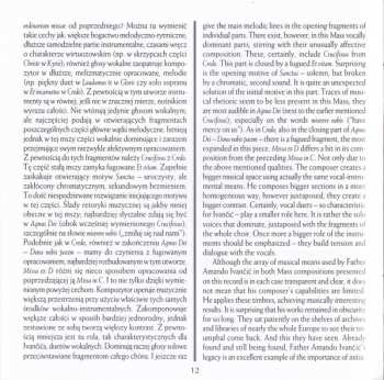 CD La Tempesta: Missa In C, Missa Ex D