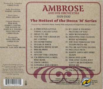 CD Ambrose & His Orchestra: The Hottest Of The Decca 'M' Series 1929-1930
