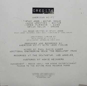 LP American Hi-Fi: Blood & Lemonade LTD