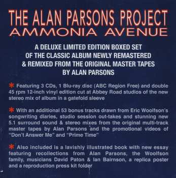 2LP/3CD/Set di cofanetti/Blu-ray The Alan Parsons Project: Ammonia Avenue DLX | LTD