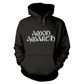 Merch Amon Amarth: Felpa con cappuccio Grey Skull