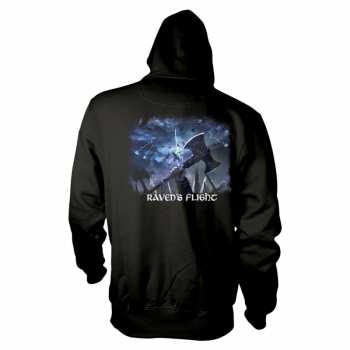 Merce Amon Amarth: Mikina S Kapucí Raven's Flight (black) M