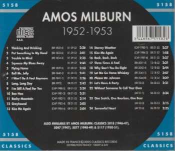 CD Amos Milburn: The Chronological Amos Milburn 1952-1953