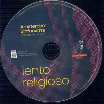 CD Amsterdam Sinfonietta: Lento Religioso