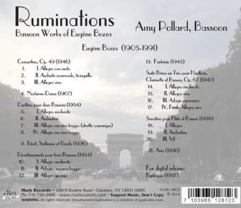 CD Amy Pollard: Ruminations: Bassoon Works Of Eugene Bozza