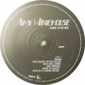 LP Amy Winehouse: Back To Black