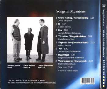 CD Anders Jormin: Songs In Meantone