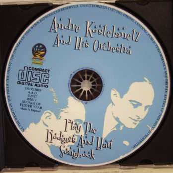 CD Andre Kostelanetz And His Orchestra: Play The Rodgers And Hart Songbook