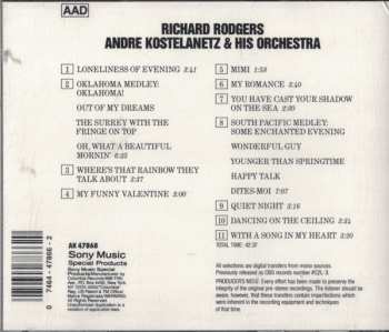 CD Andre Kostelanetz And His Orchestra: The Columbia Album Of Richard Rodgers, Vol. 2
