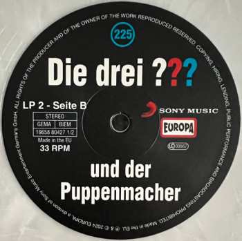5LP/Set di cofanetti André Marx: Die Drei ??? 225 - Und Der Puppenmacher CLR | LTD