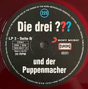 5LP/Set di cofanetti André Marx: Die Drei ??? 225 - Und Der Puppenmacher CLR | LTD