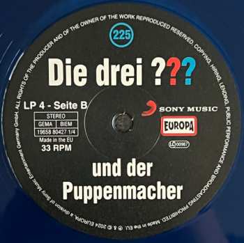 5LP/Set di cofanetti André Marx: Die Drei ??? 225 - Und Der Puppenmacher CLR | LTD