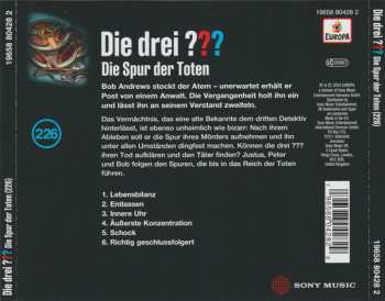 CD André Minninger: Die Drei ??? 226 - Die Spur der Toten