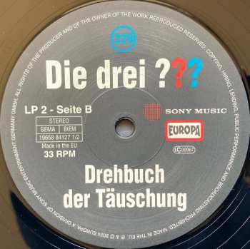 2LP André Minninger: Die Drei ??? 229 - Drehbuch der Täuschung