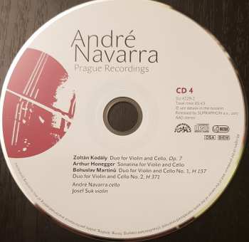 5CD/Set di cofanetti André Navarra: Prague Recordings