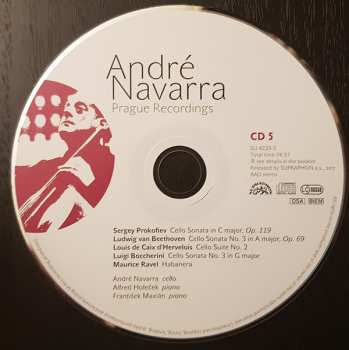 5CD/Set di cofanetti André Navarra: Prague Recordings