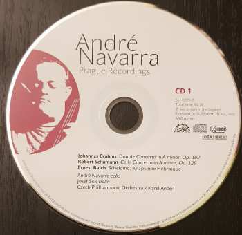 5CD/Set di cofanetti André Navarra: Prague Recordings