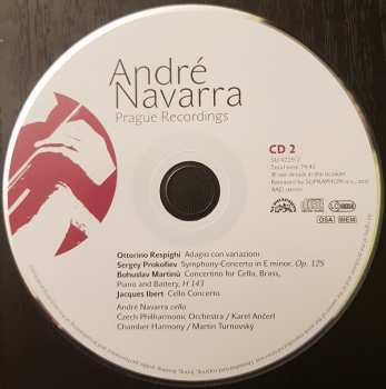 5CD/Set di cofanetti André Navarra: Prague Recordings