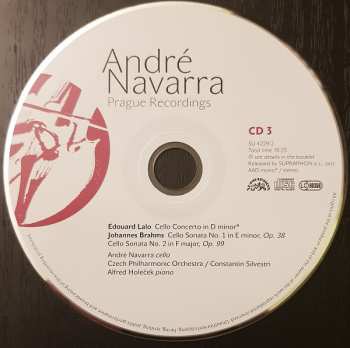 5CD/Set di cofanetti André Navarra: Prague Recordings