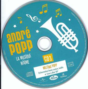 6CD/Set di cofanetti André Popp: La Musique M'Aime (Œuvres Choisies)