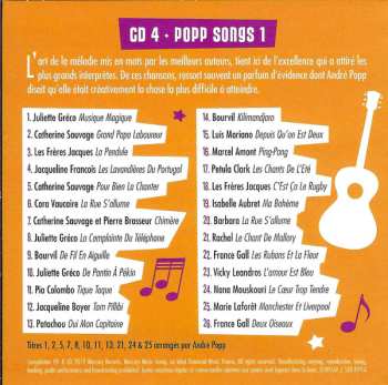 6CD/Set di cofanetti André Popp: La Musique M'Aime (Œuvres Choisies)